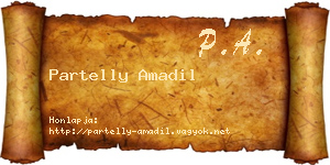 Partelly Amadil névjegykártya